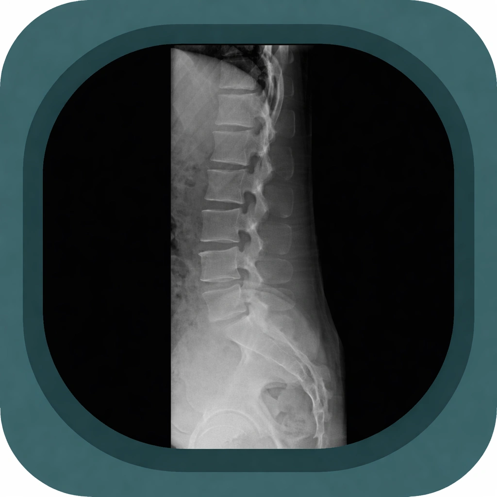 X-Ray lumbar spine Anatomy icon
